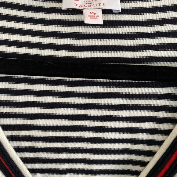 Talbots Striped Cardigan The Oprah Magazine  Collection - Size M petite - Picture 4 of 4